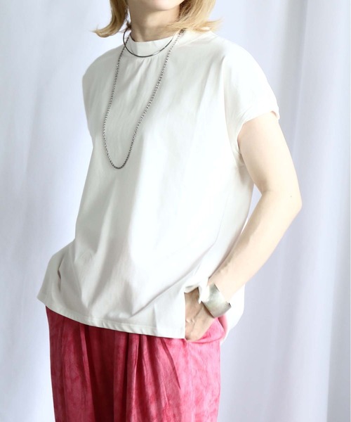 tシャツ クールタッチハイネックTシャツ レディース
