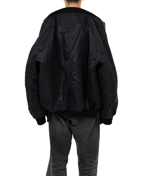 ブルゾン アウター Front Layered Flight Jacket メンズの画像