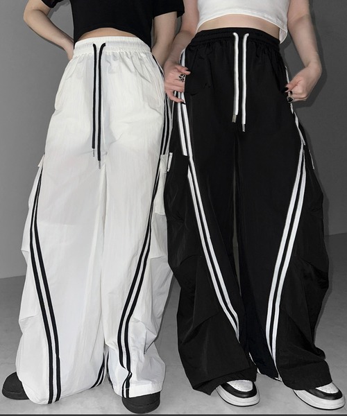 me+em select（ミームセレクト） ワイドパンツ パンツ レディース