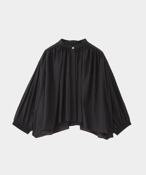 【極美品】【現行品】LE PHIL　ルフィル　エアリーナイロンブラウス　黒 LE PHIL（ル フィル） ブラウス シャツ エアリーナイロンブラウス
