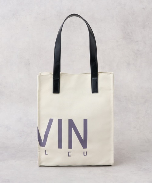 LANVIN en Bleu トートバッグ ロゴポリエステルキャンバストートバッグ