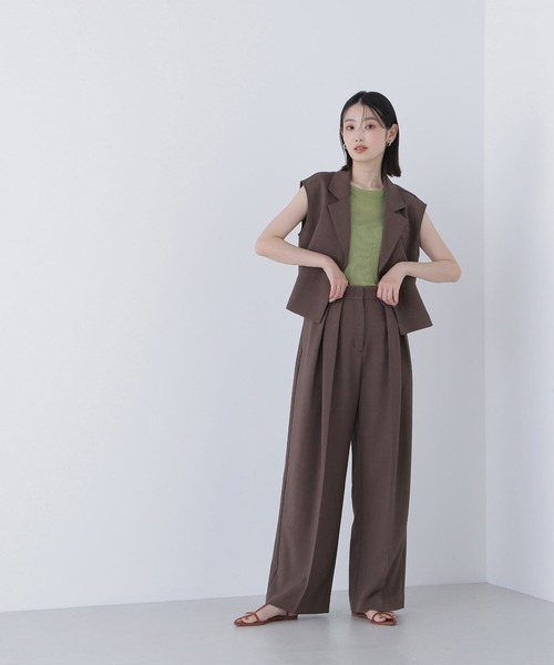 ★美品★NATURAL BEAUTY BASIC パンツスーツセットアップ Ｌ 楽天市場】ナチュラルビューティーベーシック スーツ レディース