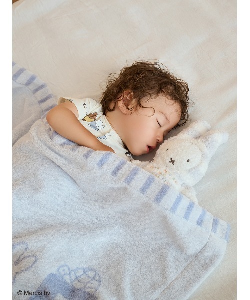 【Dick Bruna】ベビモコワンポイントジャガードブランケット　ミッフィー 新品ジェラートピケ ミッフィーコラボ ベビモコワンポイント