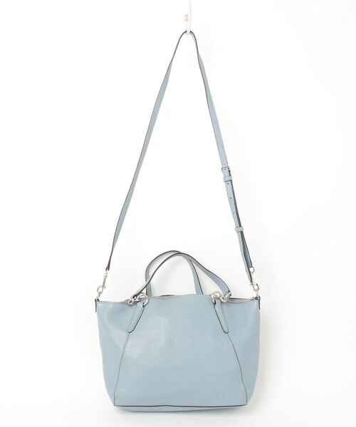 売り切り価格❤️COACH ブルー 2WAY バッグ COACH 「COACH」 ワンポイント2WAYバッグ - ブルー レディース