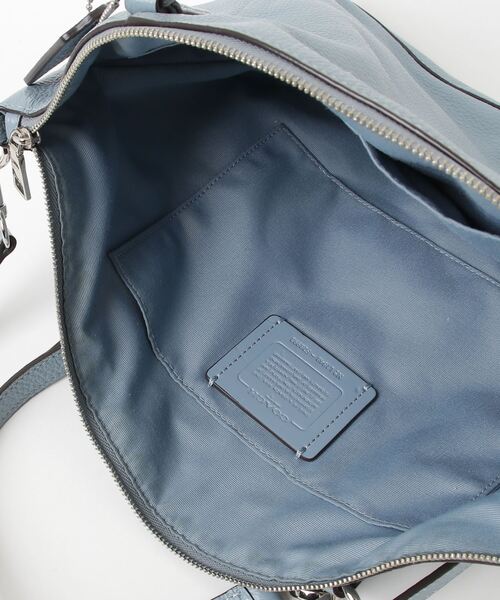 売り切り価格❤️COACH ブルー 2WAY バッグ COACH 「COACH」 ワンポイント2WAYバッグ - ブルー レディース