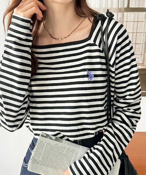 長袖カットソー 7DAYS LOOKS】長袖Tシャツ(パッド付)【SALE】 TC7259