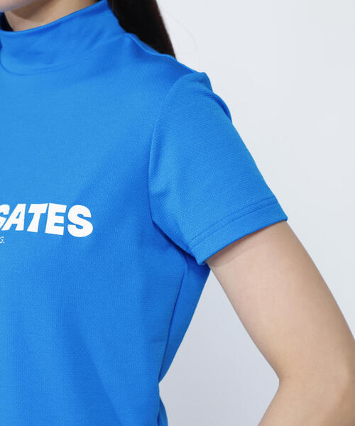 PEARLY GATES tシャツ 「PEARLY GATES」ベア疑似メッシュ半袖