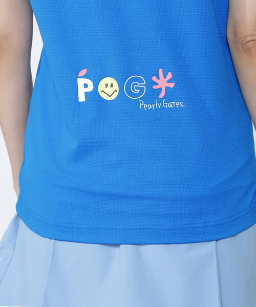 PEARLY GATES tシャツ 「PEARLY GATES」ベア疑似メッシュ半袖
