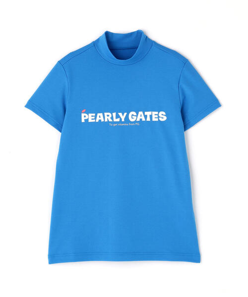 新品 正規品 PEARLY GATES 半袖 モックネック M 4 美品 PEARLY GATES パーリーゲイツ 半袖モックネックシャツ