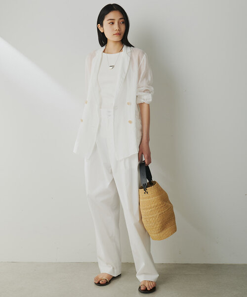 Whim Gazetta 白太パン サイズ38 Whim Gazette 「Whim Gazette」 パンツ 38 オフホワイト