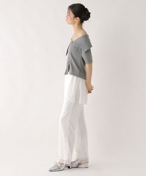 パンツ　その2 Heather パンツ レイヤードレースパンツ2P 581476 レディース