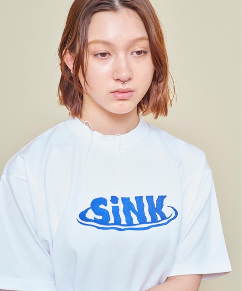 「SINK kotohayokozawa」 半袖Tシャツ M ベージュ レディース