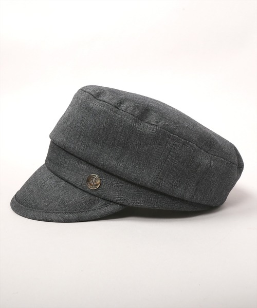 帽子 CA4LA / MAT PATTERN / CHARCOAL GRAY CA4LA（カシラ） 帽子 キャスケット MAT PATTERN メンズ レディース