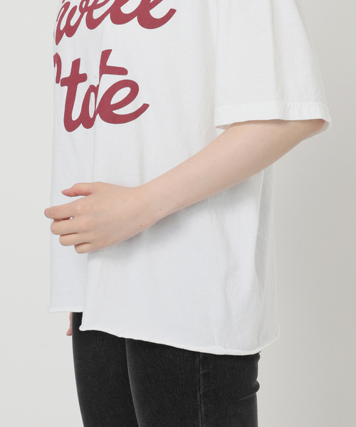 tシャツ 「再入荷！」「THE DAY ON THE BEACH」カットオフTシャツ レディース THE DAY ON BEACH tシャツ 「再入荷！」「THE BEACH」カットオフ