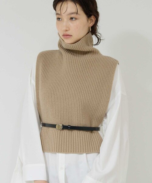 Plage　レイヤードニットベスト Plage レイヤードニットベスト Plage - Layered Knit ベストの