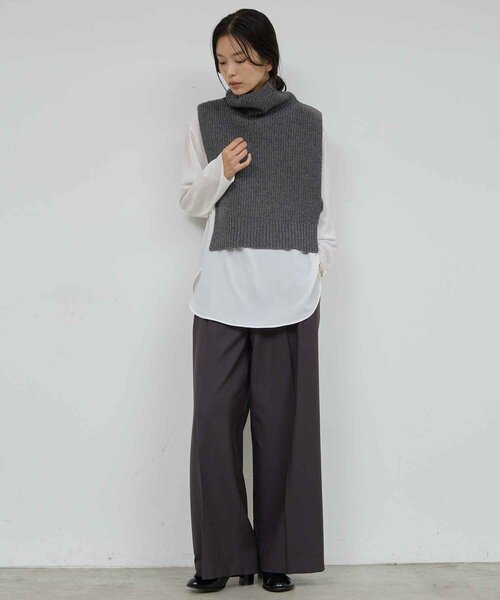 GALLARDAGALANTE ニット セーター レイヤードニットベスト