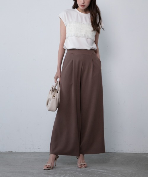 「M.deux」 ノースリーブトップス MEDIUM ブラック レディース_画像2