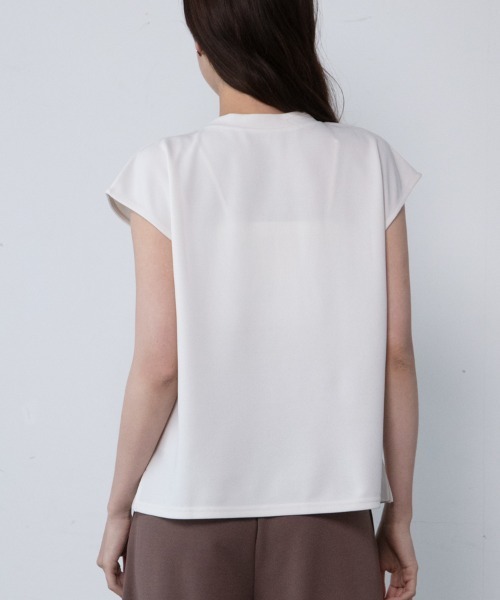 「M.deux」 ノースリーブトップス MEDIUM ブラック レディース_画像5