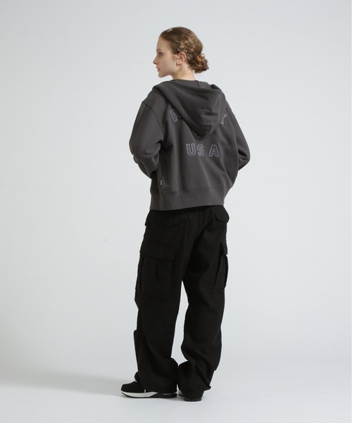 AVIREX - ［新品未使用品］AVIREXパーカー ヴィンテージスウェットパーカー レディース AVIREX パーカー 50th VARSITY PARKA/バーシティーパーカー