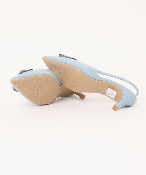 「Launa lea」 ヒールサンダル 25.0cm ライトブルー レディース_画像3
