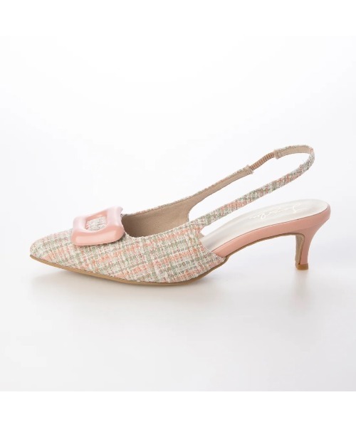 「Launa lea」 ヒールサンダル 25.0cm ライトブルー レディース_画像5