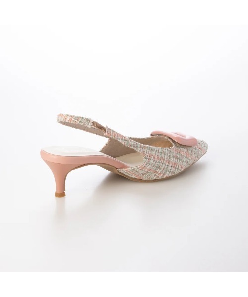 「Launa lea」 ヒールサンダル 25.0cm ライトブルー レディース_画像6