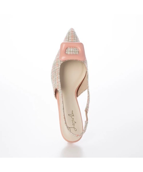 「Launa lea」 ヒールサンダル 25.0cm ライトブルー レディース_画像7