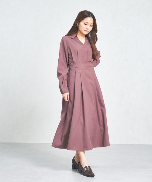 ワンピース WEB限定 スキッパ―タックワンピース | MISCH MASCH | 06