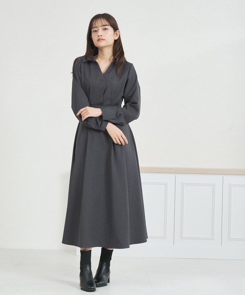 ワンピース WEB限定 スキッパ―タックワンピース | MISCH MASCH | 10