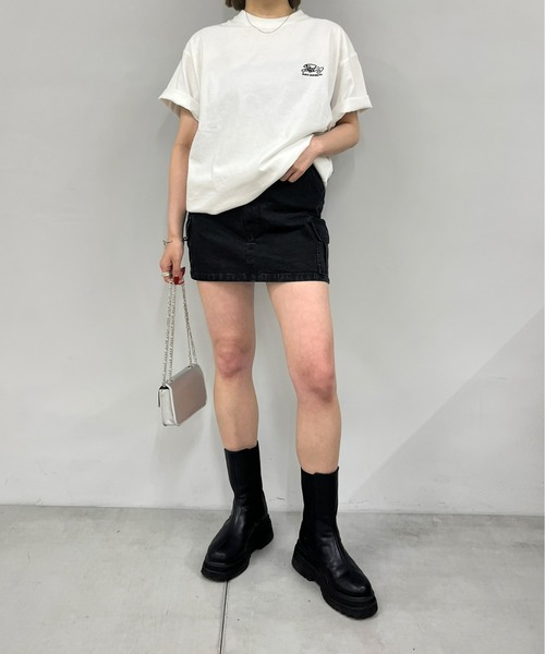 「WHO'S WHO gallery」 半袖Tシャツ FREE ベージュ レディース_画像5