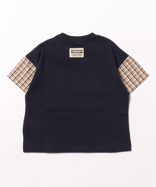 「kladskap」 「KIDS」半袖Tシャツ 110cm ネイビー キッズ_画像2