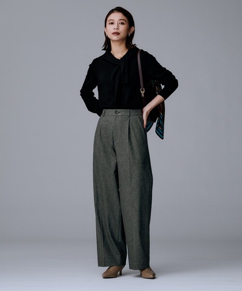 UNTITLED（アンタイトル） パンツ 「ワイド/後ろゴム/シーズンレス