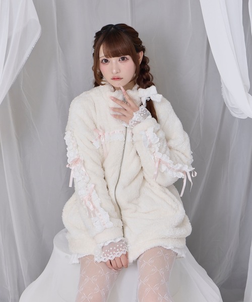 Honey Cinnamon（ハニーシナモン） コート アウター コットンレース