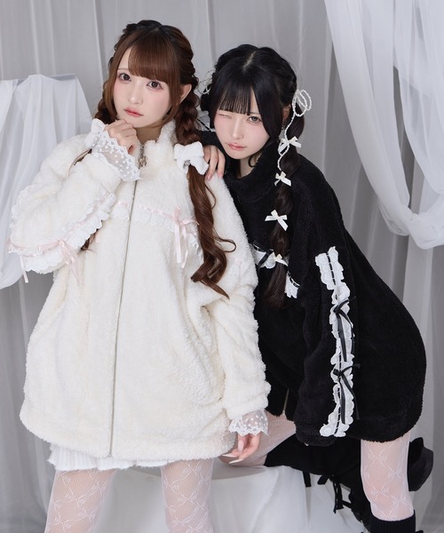 Honey Cinnamon（ハニーシナモン） コート アウター コットンレース