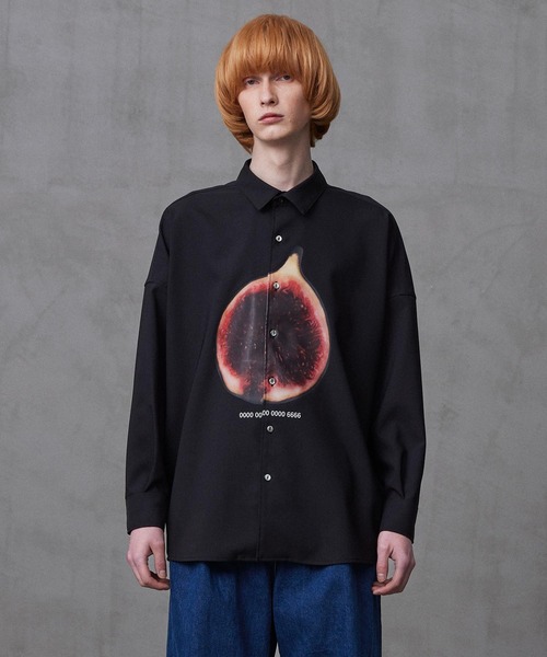 SHAREEF（シャリーフ） 長袖シャツ 1 ブラック メンズ : ZOZOTOWN