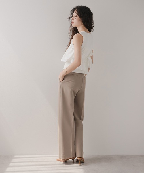 「rectangle」 ノースリーブニット FREE ネイビー レディース_画像6