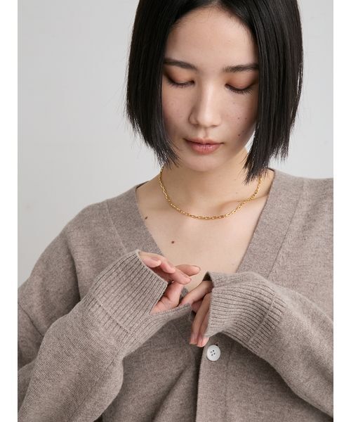 MIESROHE（ミースロエ） カーディガン ウール2WAYカシュクール