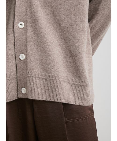 MIESROHE（ミースロエ） カーディガン ウール2WAYカシュクール