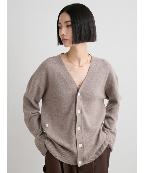 MIESROHE（ミースロエ） カーディガン ウール2WAYカシュクール