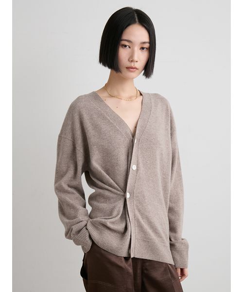 MIESROHE（ミースロエ） カーディガン ウール2WAYカシュクール
