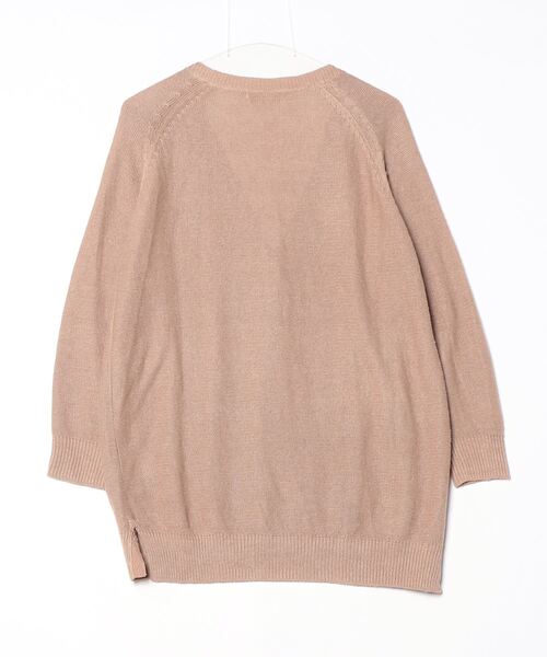 「Marilyn Moon」 ニットカーディガン - ベージュ レディース_画像2