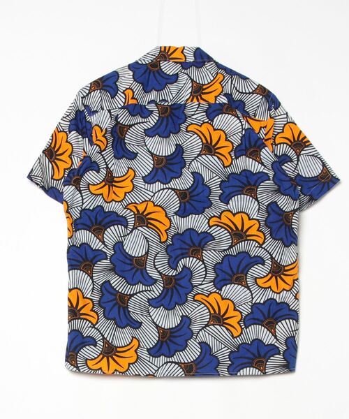 「GITMAN VINTAGE」 半袖シャツ MEDIUM ネイビー メンズ_画像2