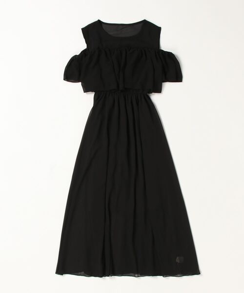 「Dream garden」 半袖ワンピース FREE ブルー レディース_画像4