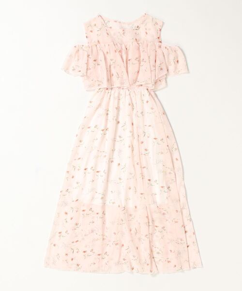 「Dream garden」 半袖ワンピース FREE ブルー レディース_画像6