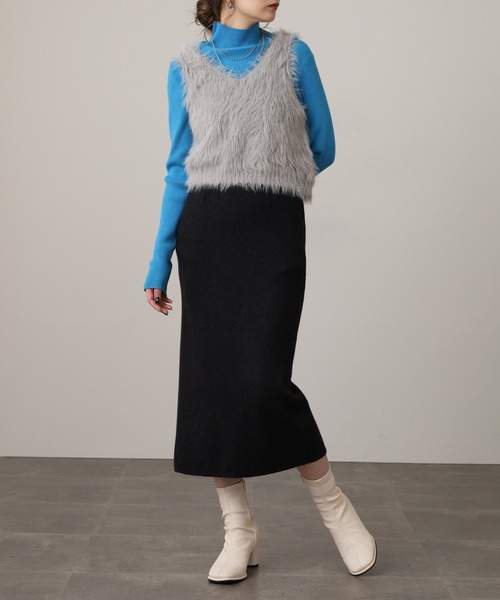 Nohea スカート nohea1*1リブニットナローSK77丈 : ZOZOTOWN Yahoo!店