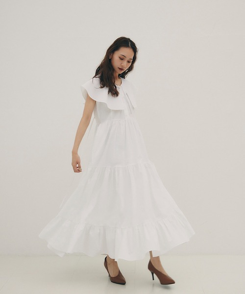 「RANDEBOO」 ノースリーブワンピース FREE ブルー レディース_画像2