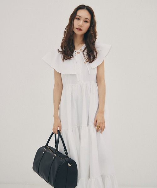 「RANDEBOO」 ノースリーブワンピース FREE ブルー レディース_画像3