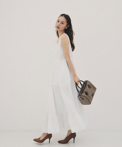 「RANDEBOO」 ノースリーブワンピース FREE ブルー レディース_画像5