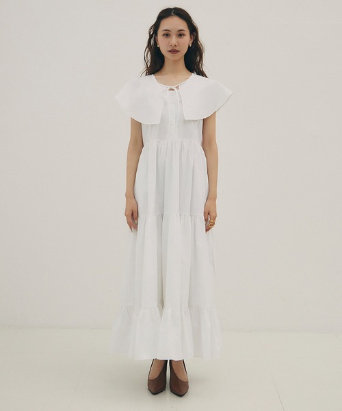 「RANDEBOO」 ノースリーブワンピース FREE ブルー レディース_画像6