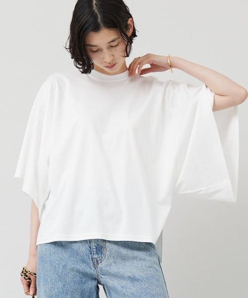 Curensology 
ボアスタンドジップブルゾン
ベージュ Curensology(カレンソロジー)/ファインウールVネックプルオーバー